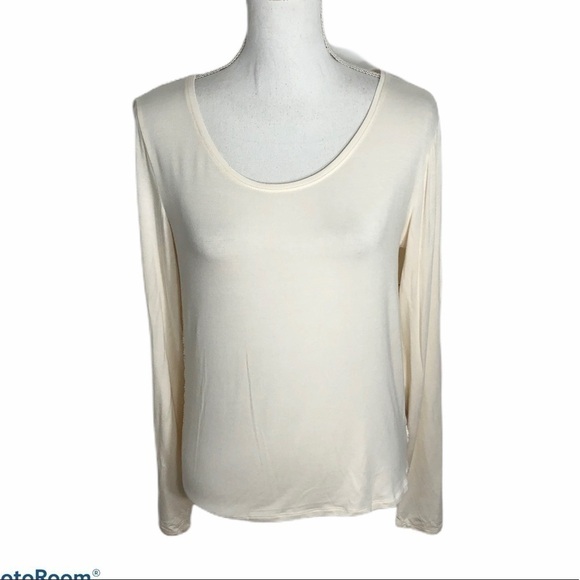 Aeropostale Cream Diamond Print Top NWT XL - Picture 1 of 8